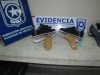 Peruana escondía 125 ovoides y colombiano ocultó pasta en zapatillas