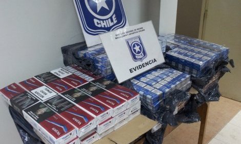 Decomisan cigarrillos en Monte Aymond y Los Libertadores
