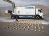 Detectan neumáticos rellenos con más de 266 kilos de pasta base