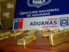 Aduanas decomisa 15 lingotes de oro en aeropuerto de Arica