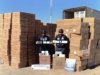 Aduanas sorprende a camionero con 25 mil cartones de cigarros